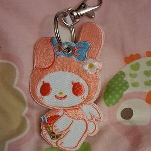 My Melody Embroided Keychain